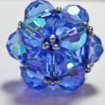 blue beaded bead