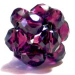 purple beaded RAW bead